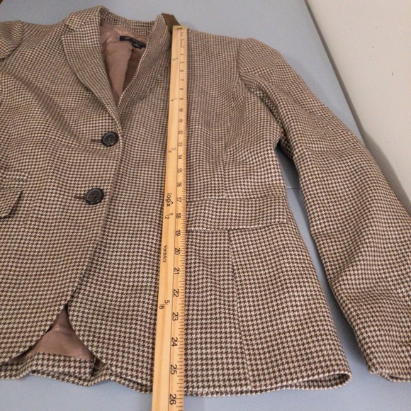 Brooks Brothers Tan Houndstooth Blazer - Picture 10 of 11